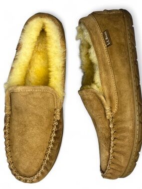 NEW L.L.Bean Men's Wicked Good Venetian Moccasin Slip On Slippers Size 8 Unisex